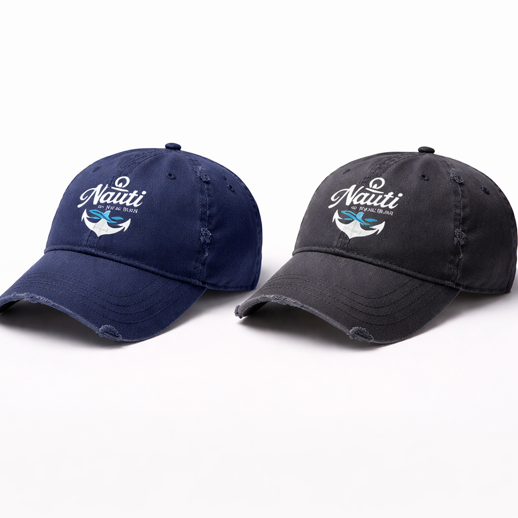 Nauti In New Bern Distressed Dad Hat