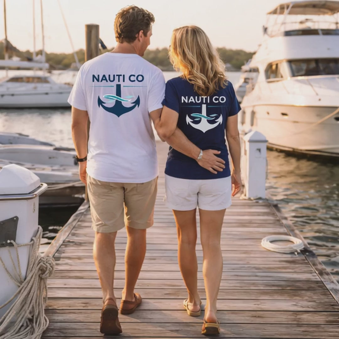 Nauti Co. Unisex V-Neck Tee